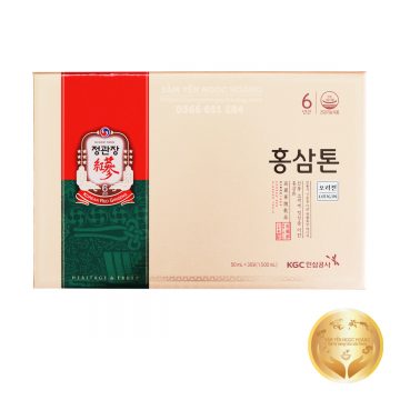 Nước Hồng Sâm 6 Năm Tuổi KGC Tonic Mild (Origin) Hàn Quốc 50ml x 30 Gói (1500ml)