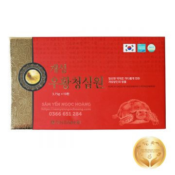 An Cung Ngưu Hoàng Gaesung Hàn Quốc 3,75g x 10 viên (37,5g)