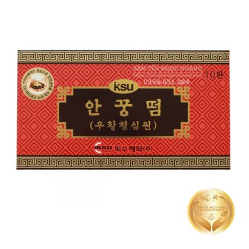 An Cung Ngưu Hoàng IKSU Hàn Quốc Cao Cấp 3,75g x 10 Viên (37,5g)