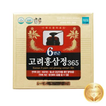 Cao Hồng Sâm 365 Hàn Quốc 6 Năm Tuổi 2 Lọ x 240g (480g)