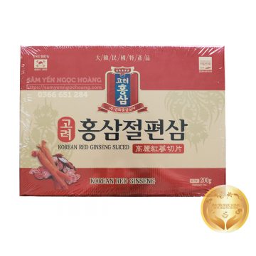 Hồng Sâm Lát Tẩm Mật Ong Daehan Hàn Quốc 20g x 10 Gói (200g)