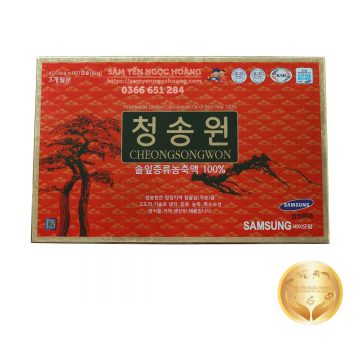 Viên Tinh Dầu Thông Đỏ Cheong Song Won Hộp Đỏ Hàn Quốc 450mg x 180 Viên