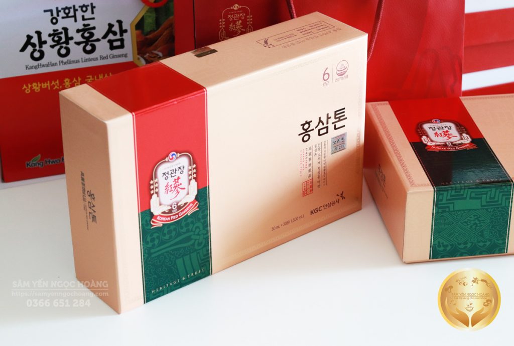 Nước Hồng Sâm 6 Năm Tuổi KGC Tonic Mild (Origin) Hàn Quốc 50ml x 30 Gói (1500ml)