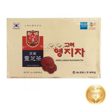 Trà Linh Chi Buleebang Hàn Quốc Hộp 100 Gói x 3g (300g)