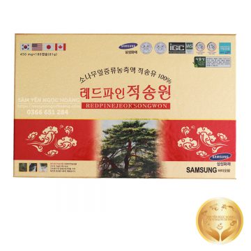 Viên Tinh Dầu Thông Đỏ Hàn Quốc Red Pine Jeok Song Won Cao Cấp 180 viên