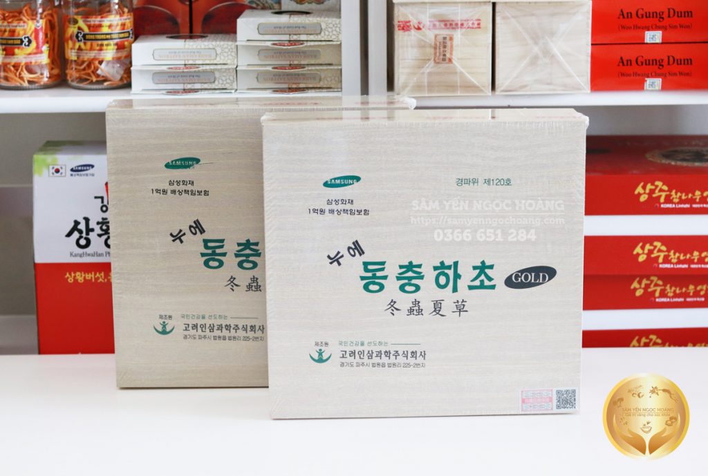 Nước Đông Trùng Hạ Thảo Bio-Science Gold Hàn Quốc 30 ml x 60 Gói (1800ml)