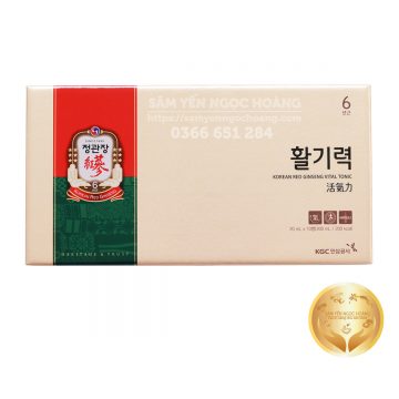Nước Hồng Sâm Tăng Lực Vital Tonic KGC Hàn Quốc Hộp 10 Ống x 20ml